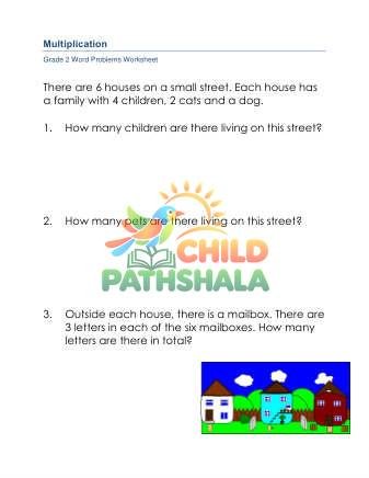 Multiplication Word Problems B