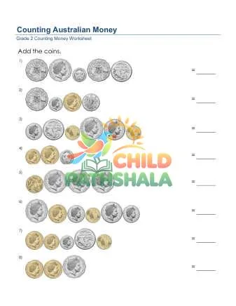 Preview of Counting Australian Money