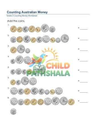 Counting Australian Money D