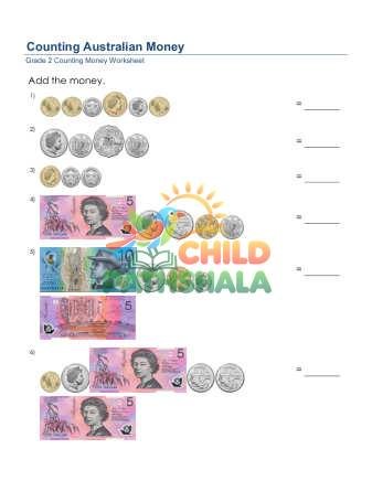 Counting Australian Money F