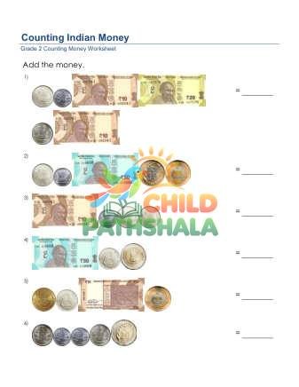 Counting Indian Rupee E