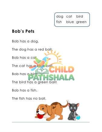 Preview of Level A Childrens Story
