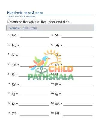 Preview of Place Value Digit