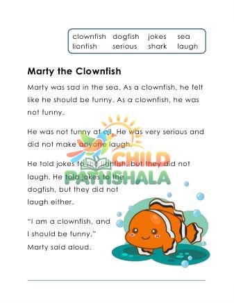 Preview of Level F Childrens Story