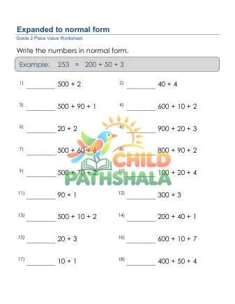 Preview of Write Number Normal Form