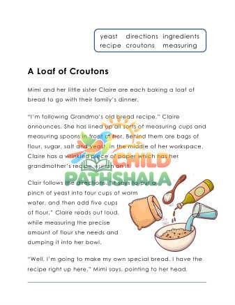 Level N2 Childrens Story Worksheet for Grade 1