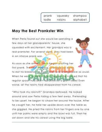 Preview of Level O2 Childrens Story