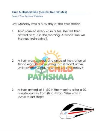Preview of Elapsed Time Word Problems