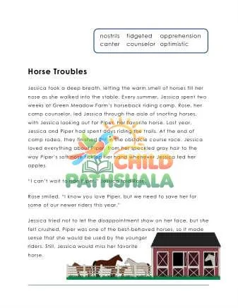 Preview of Level V Childrens Story
