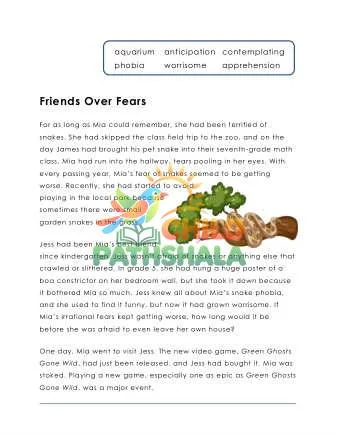 Preview of Level Y Childrens Story