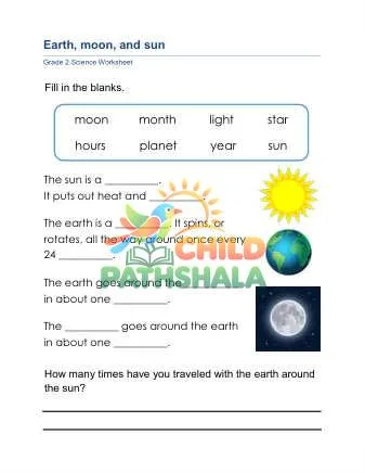 Preview of Earth Moon Sun