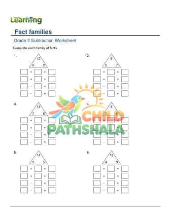 Preview of Fact Families