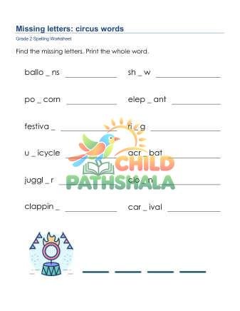 Missing Letters 2