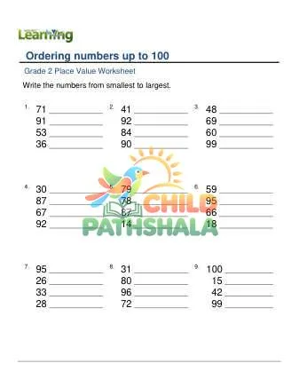 Preview of Order Numbers