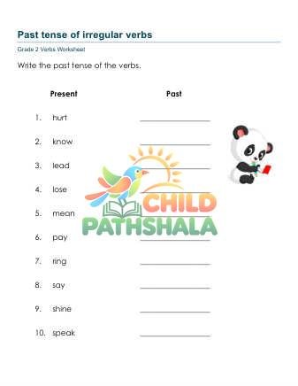 Preview of Past Tense B