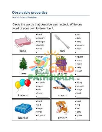 Preview of Properties Materials