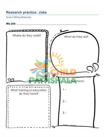 Research Practice Worksheet for Grade 2