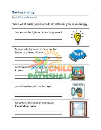 Preview of Saving Energy