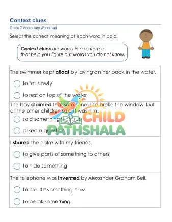 Preview of Words Context Clues
