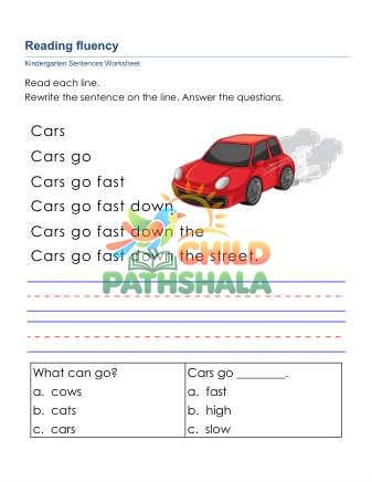Preview of Reading Fluency C