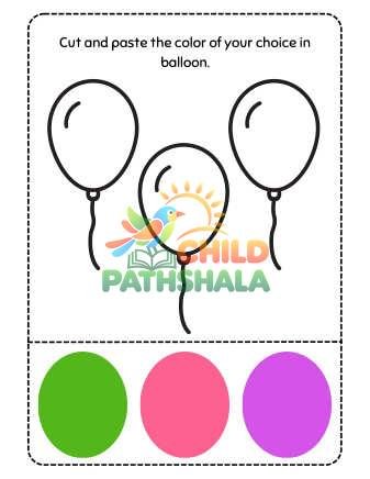 Cut And Paste Worksheet for Grade 1