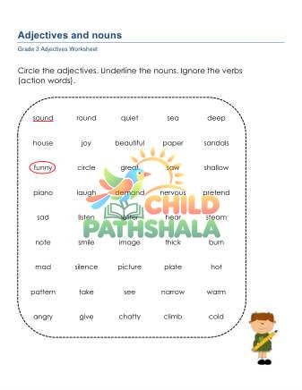 Adjectives Nouns B