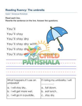 Sentences Reading Fluency D