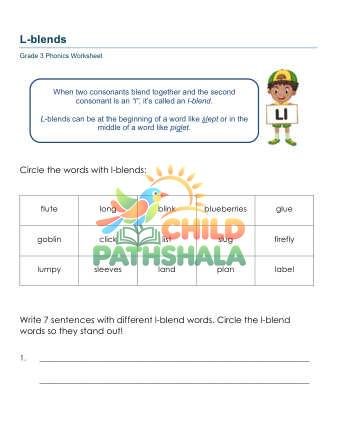 Consonant Blends