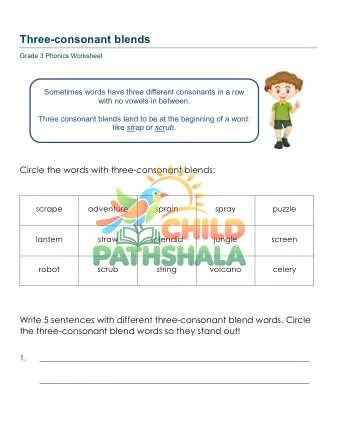 Preview of Consonant Blends