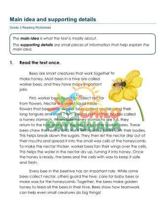 Preview of Main Idea