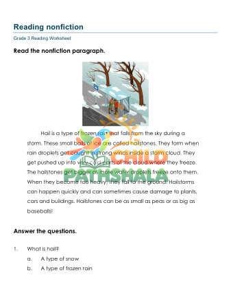 Preview of Reading Nonfiction Paragraphs Fov