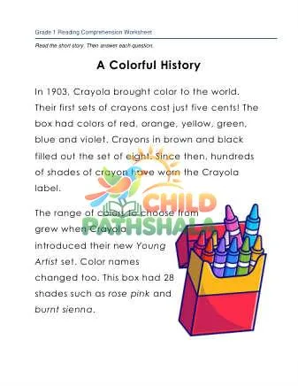 Preview of Story A Colorful History