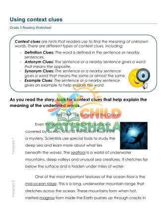Preview of Reading With Context Clues