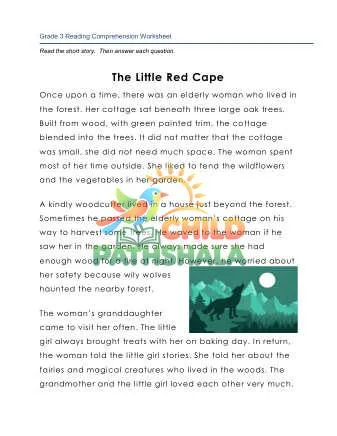 Preview of Story Little Red Cape