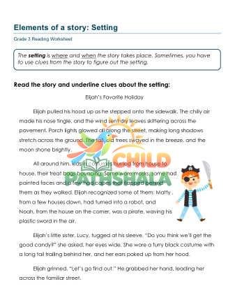 Preview of Story Setting Ils