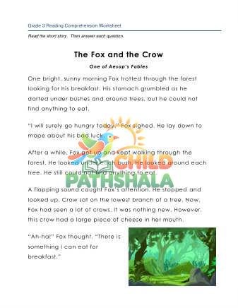 Preview of Story The Fox And The Crow