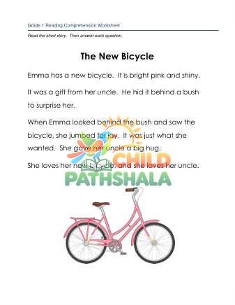 Preview of Story New Bicycle