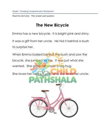 Preview of Story New Bicycle