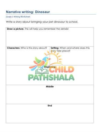 Preview of Narrative Writing Practice Hts