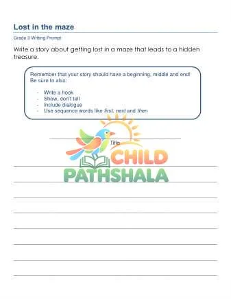 Preview of Narrative Writing Prompt