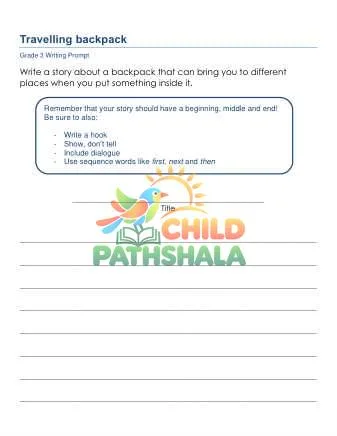 Preview of Narrative Writing Prompt