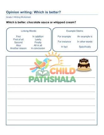 Preview of Opinion Writing Prompts Dxa