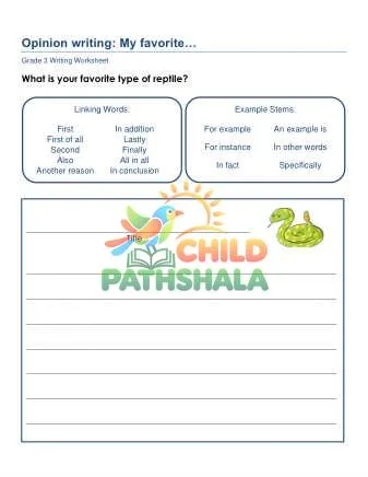 Preview of Opinion Writing Prompts Mzz