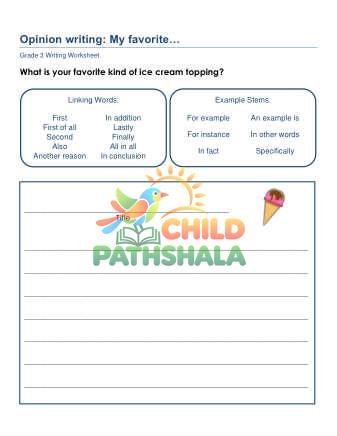 Preview of Opinion Writing Prompts