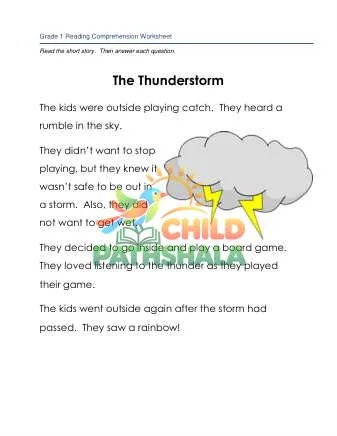 Preview of Story Thunderstorm