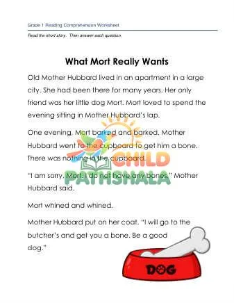 Preview of Story What Mort Really Wants