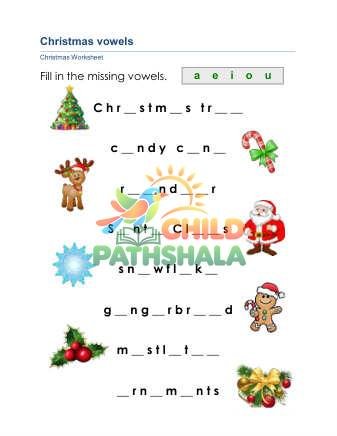 Preview of Christmas Spelling A