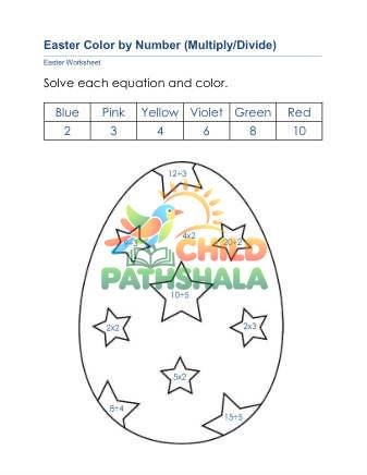 Preview of Easter Math B