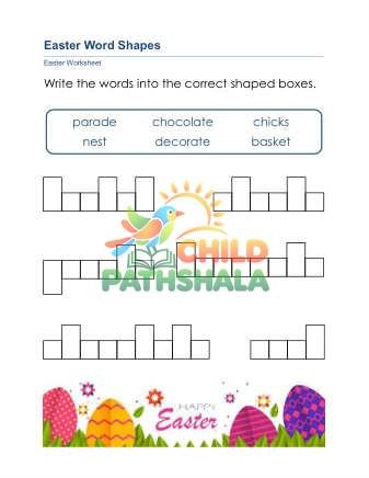 Easter Spelling C