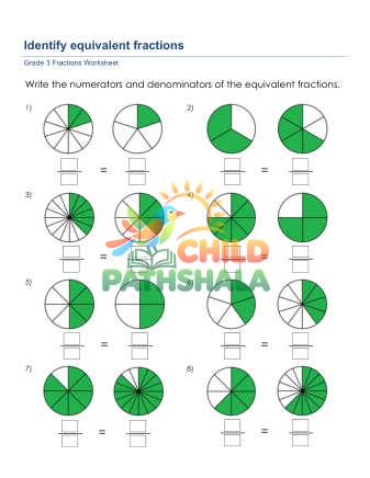 Preview of Identify Equivalent Fractions C